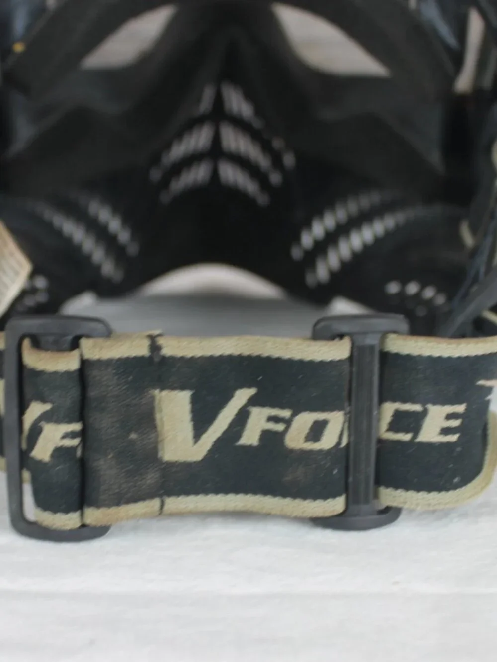V Force Grill Paintball Mask Face Mask Black Eye Mask Adjustable Straps -preowne